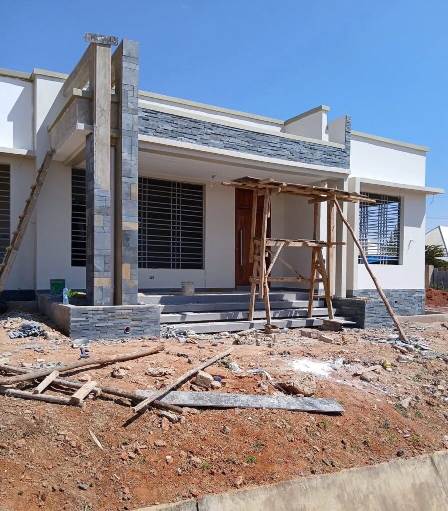 TANGASTONE WORKS FOR PROPOSED CONSTRUCTION OF RESIDENTIAL HOUSE AT BUNJU DSM